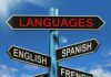 Languages Signpost Meaning English Chinese Spanish And French, how to learn a new language fast