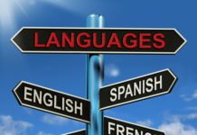 Languages Signpost Meaning English Chinese Spanish And French, how to learn a new language fast