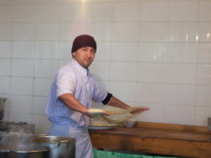 Making lagman noodles